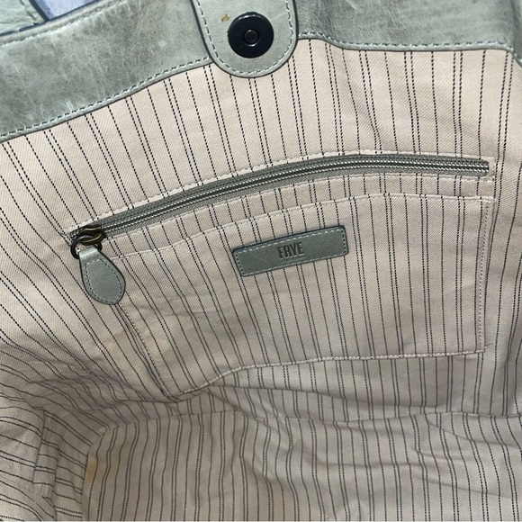 💚🩶Frye Melissa Shopper Bag Tote Carryall Shoulder Bag -FERN- $358 - Picture 14 of 15